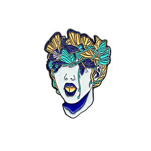 Chất Lượng Cao Tùy Chỉnh Kim Loại Phim Kinh Dị Ve Áo Pin Huy Hiệu Phim Nhân Vật Men Pin Cho Bán - Product Image 4