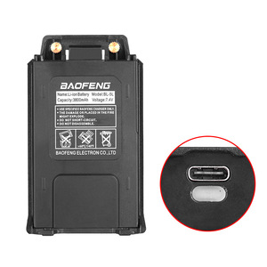 Baofeng Li-ion Battery BL-<b>5L</b> 3800mAh 7.4V Type-C Charging Walkie Talkie Replacement - Product Image 1