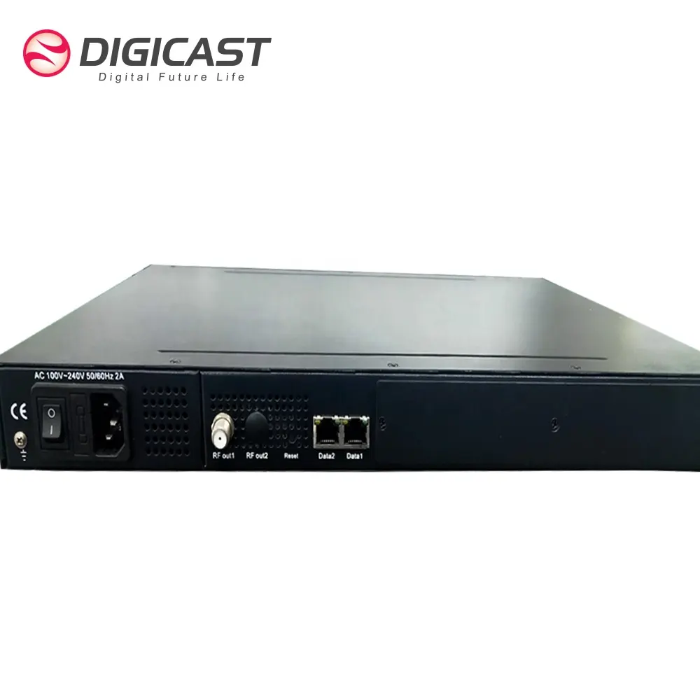 Conversor Digital TV RF DVB-C 16 QAM Modulador IP para Rf Multiplexer Scrambler