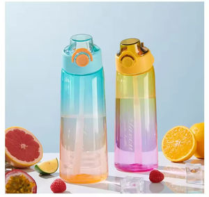 Nueva Botella de Agua con Sabor, Libre de BPA, Plástico PC Ecológico, Personalizable al por Mayor, con Aroma, Estilo Lindo, Unisex, para Deportes, Niños - Product Image 1