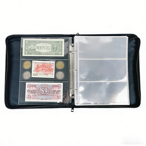 Paquete de 30 Fundas para Colección de Monedas con 180 Bolsillos y 11 Agujeros, Recambios de Álbum para Monedas de Papel de Doble Cara con 3 Bolsillos para Coleccionistas - Product Image 4