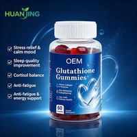 Gummies en forme d'ours L-glutathion 13-en-1 au collagène pour l'éclaircissement de la peau avec vitamine C, complément alimentaire OEM