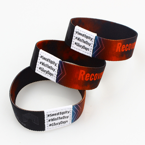 Tùy Chỉnh Logo Thời Trang Muti Màu Vải Dệt Đàn Hồi Dây Đeo Cổ Tay Cho Đảng Và Lễ Hội - Product Image 6