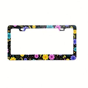 Wholesale Custom Plates Holder Metal Uv Customized Logo Printing Car Number License Plate <b>Frames</b> - Product Image 4