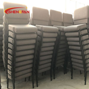 Sillas de Auditorio Acolchadas de Metal al por Mayor, Sillas de Conferencia Apilables e Interconectables para <span class=keywords><strong>Teatro</strong></span> - Product Image 1