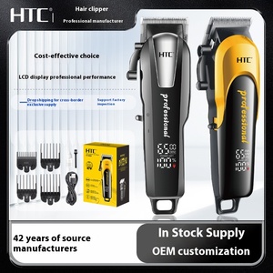 Per HTC Professionale Elettrico Capelli per Clippers Multifunzionale Negozio di <span class=keywords><strong>Barbiere</strong></span>/Scarpe <span class=keywords><strong>Rasatura</strong></span> Elettrica per Clippers Alimentato a Batteria - Product Image 4