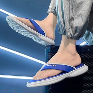 Estate da <span class=keywords><strong>uomo</strong></span> stile coreano antiscivolo spesse Sole <span class=keywords><strong>comodi</strong></span> <span class=keywords><strong>sandali</strong></span> da spiaggia all'ingrosso infradito pantofole per gli uomini - Product Image 3