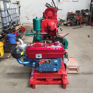 Machine de forage de puits d'eau hydraulique entièrement automatique, profondeur 150m/200m, foreuse à carottage avec pompe 22hp, état neuf - Product Image 5