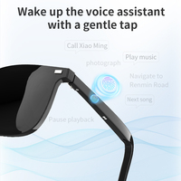 Lunettes Intelligentes IA Sans Fil à Paire Ouverte, Étanche IP67, Mains Libres, Lentille Magnétique à Remplacement Rapide, Lecteur de Musique, Commande Vocale pour