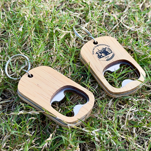 Ouvre-bouteille en bois et acier inoxydable avec logo personnalisé pour bar, maison, restaurant, ouvre-bouteille écologiques à suspendre - Product Image 3