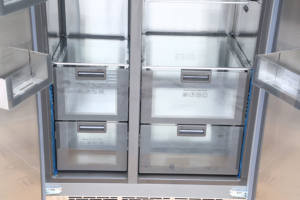 Offre Spéciale Réfrigérateur encastré côte à côte de 36 pouces en acier inoxydable 455L Unité à usage domestique de grande capacité Dégivrage électrique sans gel - Product Image 3