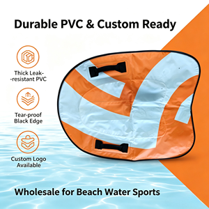 Bodyboard Gonfiabile per Bambini, Tavola da Surf Pieghevole con Doppia Camera d'Aria e Maniglie, Leggera per Giochi d'Acqua - Product Image 6
