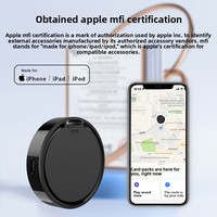 Pelacak Anti-Hilang GPRS Bersertifikasi MFi dari Plastik untuk Kunci, Hewan Peliharaan, Dompet & Sepeda dengan Dukungan IOS dan Kemasan Tali Gantungan