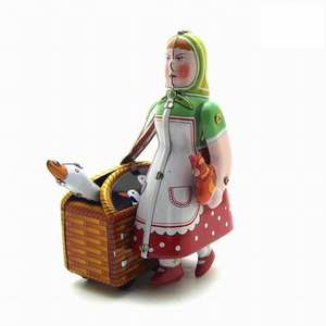 Juguete de Metal Decorativo con Tema de Mujer <span class=keywords><strong>Campesina</strong></span> <span class=keywords><strong>Rusa</strong></span>, Accesorio Creativo para Fotografía - Product Image 1