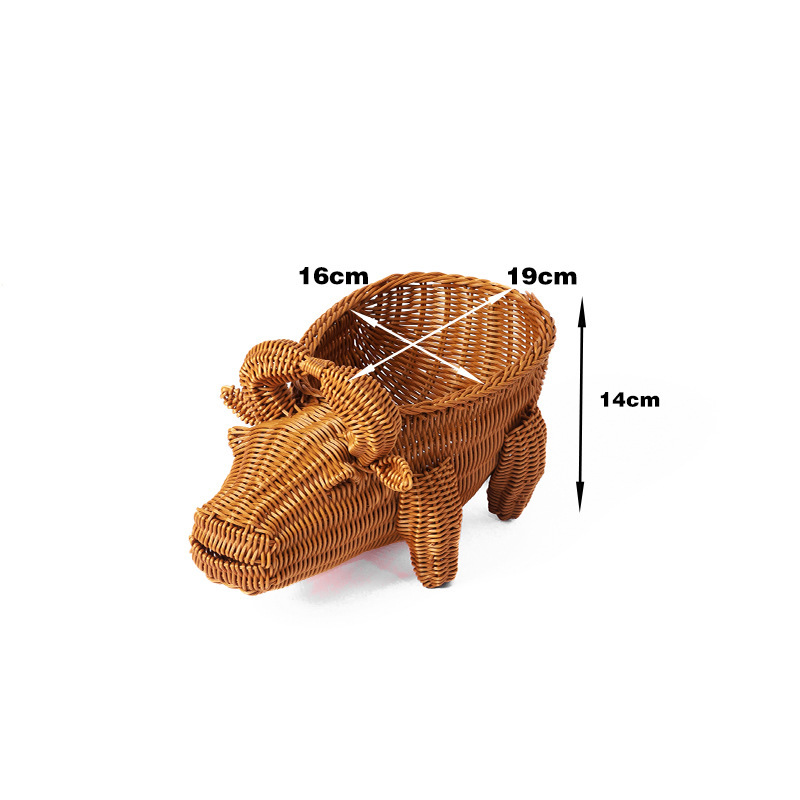 2 cesti di mucca con gambe