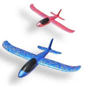 Avión de espuma grande para lanzar a mano para exteriores, avión planeador EPP colorido para niños, suministro directo de fabricación