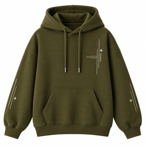 Sudaderas con Capucha Oversize al por Mayor, de Algodón Suave y Forro Polar de Poliéster, con Logotipo Personalizado, para Uso Diario y Streetwear - Product Image 4