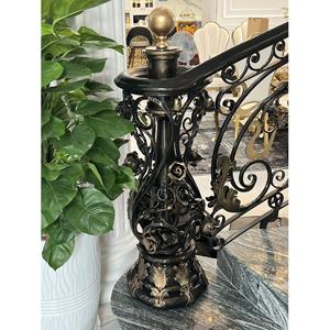 Rampe d'escalier moderne néoclassique, fournisseur de haute qualité, rampe en fer forgé, protection UV, résistant à la rouille - Product Image 1