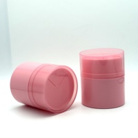 Vente en gros de pots en plastique de haute qualité, verts, 50g, pots en plastique vides pour crème cosmétique, contenants pour crème éclaircissante