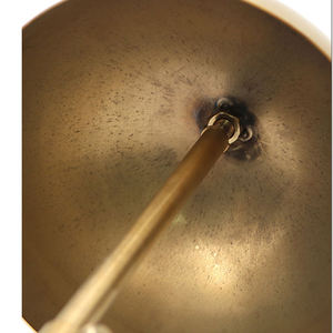 Support en acier inoxydable de fer à revêtement en poudre de luxe en or personnalisé en gros support de chapeau de forme ronde présentoir de chapeau - Product Image 2