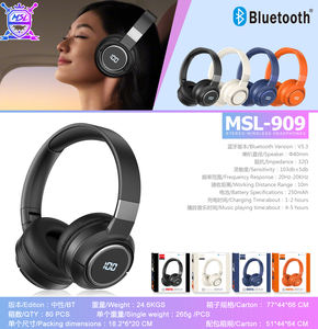 어린이를위한 인기 최대 오픈 이어 무선 헤드폰 어린이를위한 LED 배터리 표시기가있는 귀여운 스테레오 디자인 프로모션 - Product Image 6