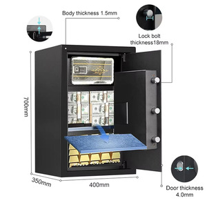 XBT-SAFE Mini Kỹ Thuật Số An Ninh An Toàn Box Với Điện Thép Mật Khẩu Locker Điện Tử Kỹ Thuật Số Khóa Cho Tiền - Product Image 5