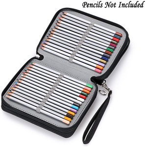 Canvas 72 Slots <strong>Handy</strong> Pencil <strong>Holders</strong> for Watercolor Pencils Ultra-large Capacity Zipper Pencil Case - Product Image 3
