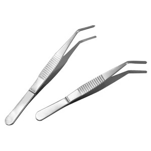 ملقط الكوع من الفولاذ المقاوم للصدأ متعدد الوظائف ، مشبك حوض السمك ، ملقط طويل ، ملقط طبي ، ملقط ، أدوات تغذية الحيوانات الأليفة ، عدم الانزلاق - Product Image 5