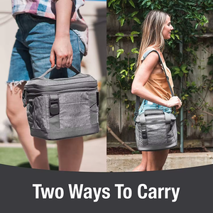 Borsa termica morbida pieghevole-Tote-piccola <span class=keywords><strong>crema</strong></span> a tenuta stagna isolata da <span class=keywords><strong>30</strong></span> lattine - Product Image 6