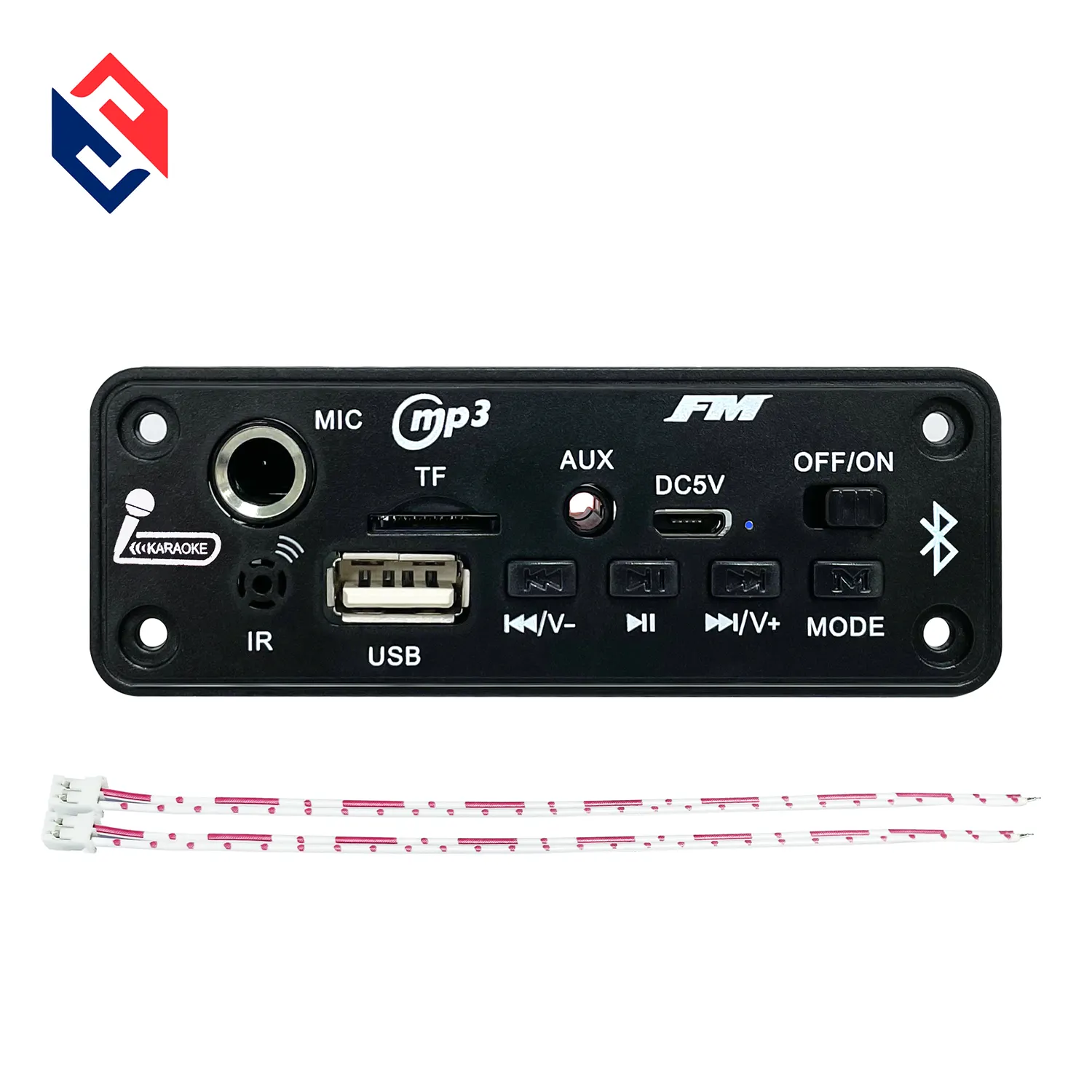 High Quality Amplifier AUX USB TF Card FM Radio BT Blue Tooth MP3 Player Decoder Board Music Module Digital Audio Player