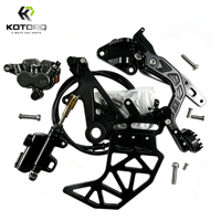 KOTORQ Rear Brake System Upgrade Kit for Surron Ultra Bee Dual Caliper Rear Brake Conversion Electric Motorcycle Brake Parts