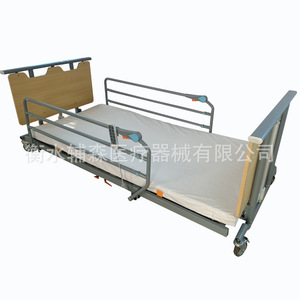 Cama de enfermería para personas mayores 2100*950*500mm con barandillas ajustables para el cuidado de ancianos - Product Image 5