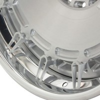 Jantes forgées 3 pièces pleines en argent poli style vintage pour Mercedes Classic Rolls-Royce de luxe