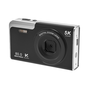 Nouvelle caméra portable tendance pour vlog, design fin, vidéo 5K, 80MP, écran 2,8'', appareil photo numérique compact pour la photographie étudiante - Product Image 3