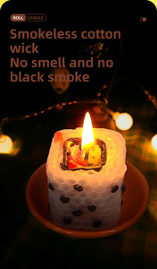 Customized Roll Beeswax <strong>Paper</strong> DIY Kid Candle <strong>Making</strong> <strong>Kit</strong> - Product Image 5