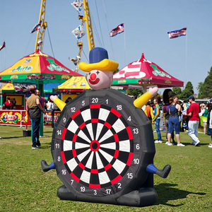 Feidu FD16 Tablero de dardos inflable gigante de payaso para fútbol, juego de fútbol al aire libre, objetivo para fiestas, carnavales, grado comercial 210D - Product Image 6