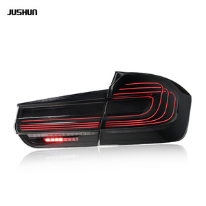 Feux arrière à LED Jushun pour BMW Série 3 F30 style CSL, clignotants séquentiels dynamiques noirs 12V - Product Image 3