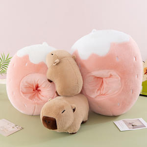 Peluche <span class=keywords><strong>de</strong></span> Felpa, Animal <span class=keywords><strong>de</strong></span> Peluche, Muñeco <span class=keywords><strong>de</strong></span> Dibujos Animados, Lindo Peluche <span class=keywords><strong>de</strong></span> Fruta, <span class=keywords><strong>Fresa</strong></span>, Capibara, Venta al por Mayor, Máquina <span class=keywords><strong>de</strong></span> Garras, Máquina <span class=keywords><strong>de</strong></span> Monedas Arcade - Product Image 2