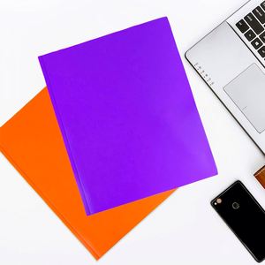 Customized Colorful <b>Plastic</b> File Folders Durable PP Document Organizer Two <b>Pocket</b> 3 Holes Ring Folder File Cover Binders - Product Image 4