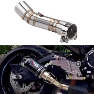 Système d'échappement de moto CHMotor, silencieux, tuyau intermédiaire de 51 mm, glisse sur pour CFMOTO CLX-700 CLX700 Sport - Product Image 3