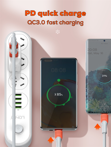Câble de données LDNIO LS604, nouveau, 4 mètres, USB-micro Type-C et charge pour <span class=keywords><strong>iPhone</strong></span>, type 30W, TPE - Product Image 3