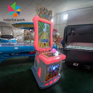 Permainan Arcade dalam ruangan mesin dioperasikan koin kereta bawah tanah populer Simulator Parkour permainan kecepatan untuk anak-anak