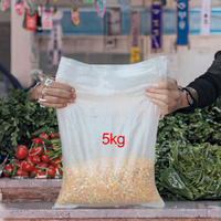 25kg 50kg 100kg Transparante Voedselveilige Polypropyleen Zakken, Doorzichtige PP Geweven Zakken, Offsetdruk voor Rijst, Granen, Bonen, Aardappelen