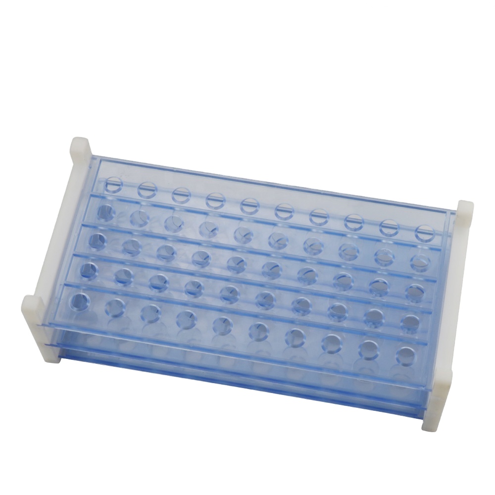 PATIKIL 50 Holes Test Tube Rack, 16mm Round Hole Plastic Detachable - View #10