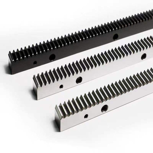 Piñón y cremallera de alta calidad OEM, utilizados para máquinas herramienta de movimiento lineal con cremallera de engranajes helicoidales. - Product Image 1