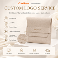 Pochette en microfibre avec rabat, logo personnalisé, estampage à chaud, impression sérigraphique, logo en relief, OEM ODM, faible MOQ