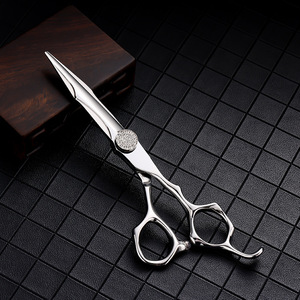 Hairdressing Scissors Set 6 Inch Stainless Steel Flat Shears Thinning Shears For Salon Hair Cutting Tools - Product Image 3