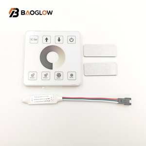 ตัวควบคุมไฟ LED แบบไร้สาย 8 ปุ่ม ดีไซน์ใหม่ พร้อมรีโมทคอนโทรล สำหรับไฟ LED Strip 12v 24v - Product Image 1