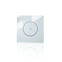 Anjielo pour interrupteur mural intelligent WiFi RTOS, 1 ensemble, capteur tactile, interrupteur d'éclairage LED 240V max, IP65, compatible maison, application Smart Life