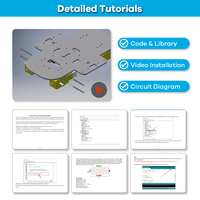 Kit de inicio de robot LAFVIN para proyecto Arduino con cámara ESP32 y aprendizaje de código desarrollar habilidades versión completa Kit de coche inteligente